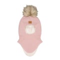 Metsola, MERINO Fur Pom Pom Helmet, Hearty Pink