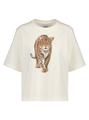Metsola, LEOPARD T-shirt - naisten t-paita, Milky