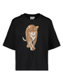 Metsola, LEOPARD T-shirt - naisten t-paita, Licorice