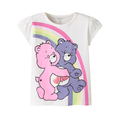 Name it, MYMA Carebears lyhythihainen t-paita, Bright White