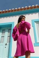 Nakoa, Monica Dress pellavamekko rusetilla, Candy Pink