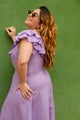 ENNAKKOTILATTAVISSA! Nakoa, Kaia Dress pellava, Lavendula