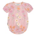 Metsola, Sweetness Puff Sleeve Romper | Milky Pink