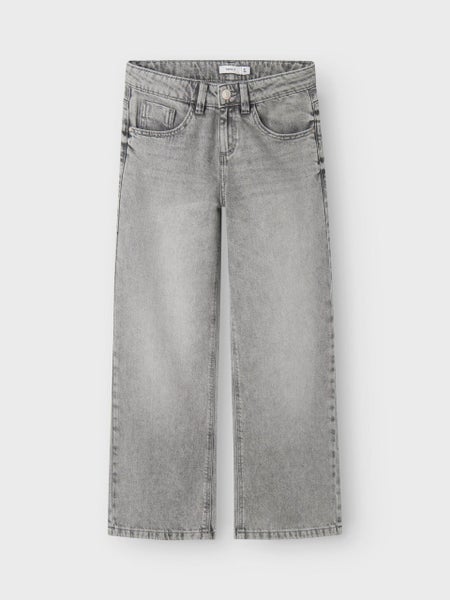 Name It, Rose Wide Jeans, Light grey denim