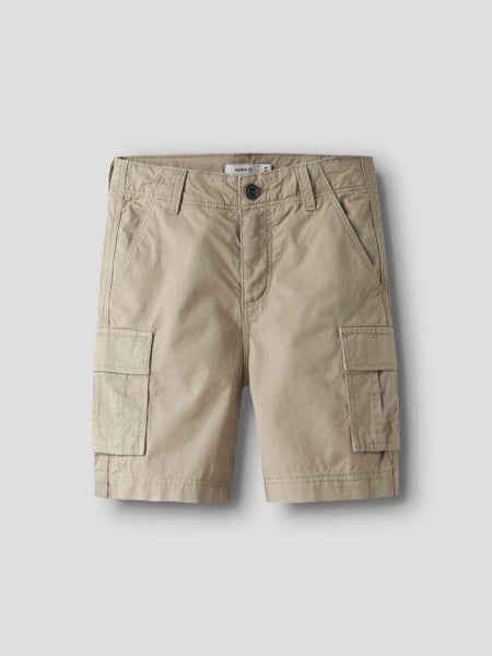 Name It, RYAN STRAIGHT CARGO SHORTS, Aluminium