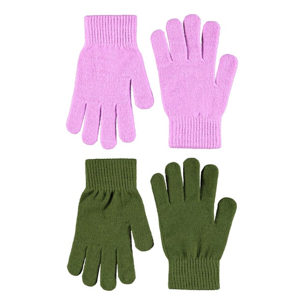 Molo, Kiddy, Villasekoitesormikkaat, Purple Ray 2-pack