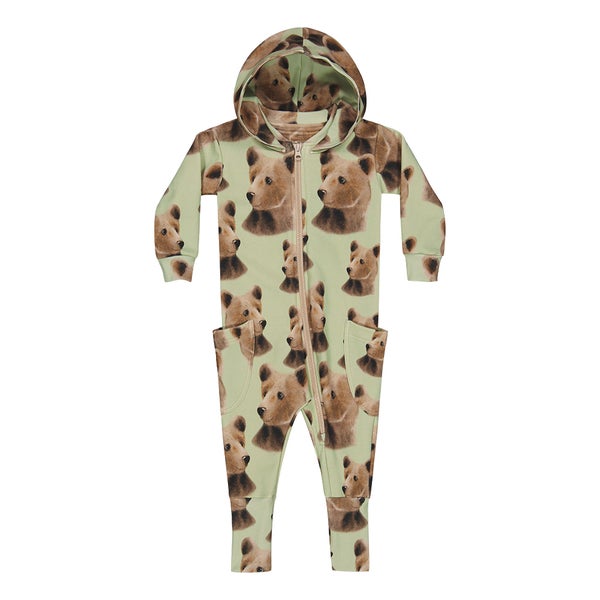 Metsola, Bear Jumpsuit | Spring Green