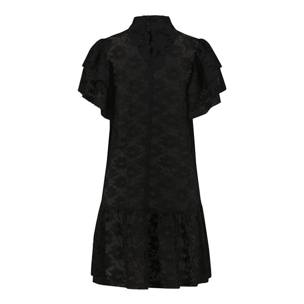 Metsola, FRILLA LACE DRESS, Licorice