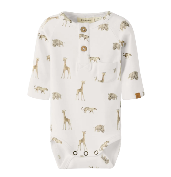 Lil Atelier, GAYO ELM Slim Body Coconut Milk, African Animals