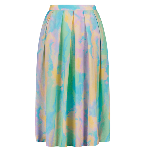 Metsola, SUNSET PLEATED SKIRT, Multicolour