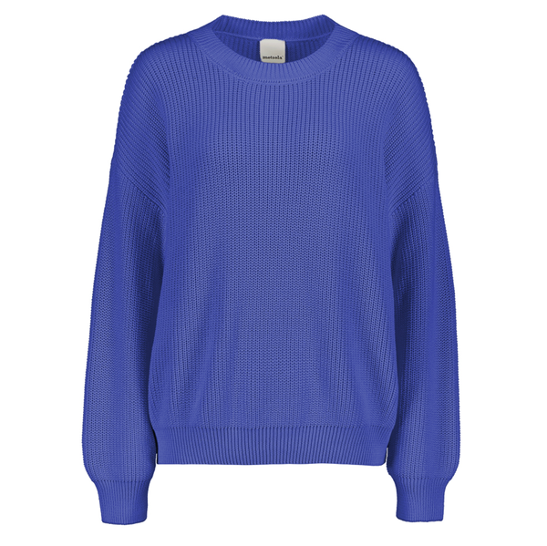Metsola, COTTON KNIT JUMPER -NEULEPAITA | Electric