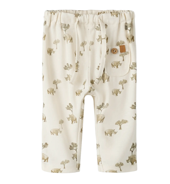 Lil`Atelier, LAYO BABY Loose Pants, Coconut Milk RHINO