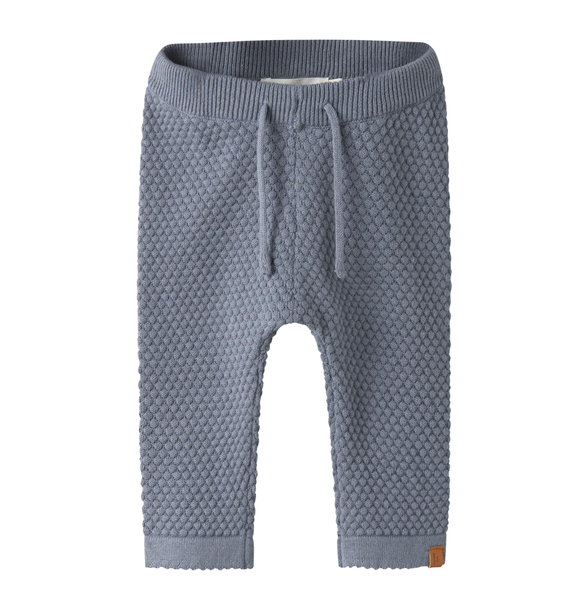 Lil`Atelier, FICO BABY Loose Knit Pants, Tradewinds