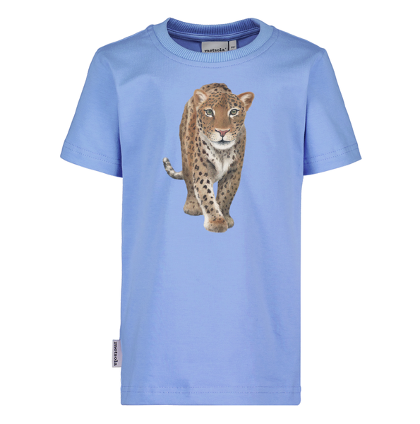 Metsola, Leopard Placement T-Shirt | Electric