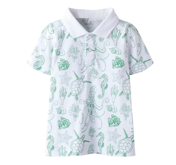 Name it, FINN Kauluspaita, Bright White