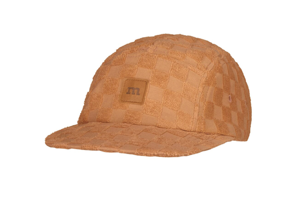 Metsola, Check Terry Block Cap -Lippalakki | Toffee