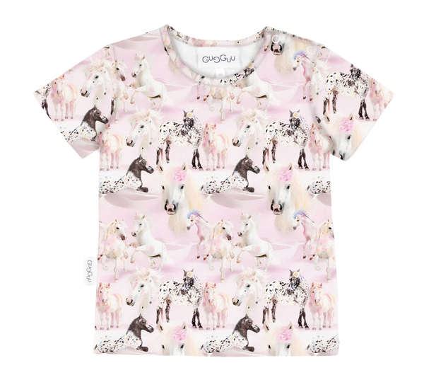 Gugguu, Print Relax T-Shirt - Lyhythihainen paita, Painthorses