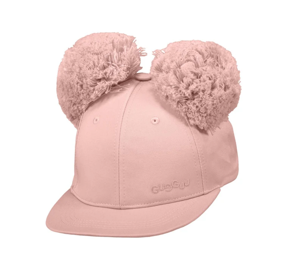 TULOSSA PIAN! Gugguu, Double Tuft Cap - lippalakki kahdella tupsulla, Seashell Blush