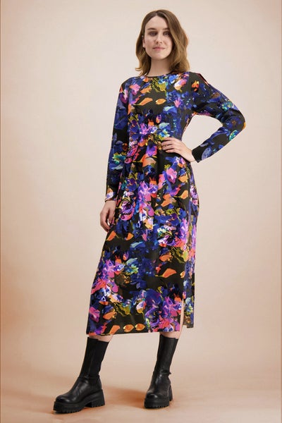 Kaiko, Midi Belted Dress, Sweet Pea