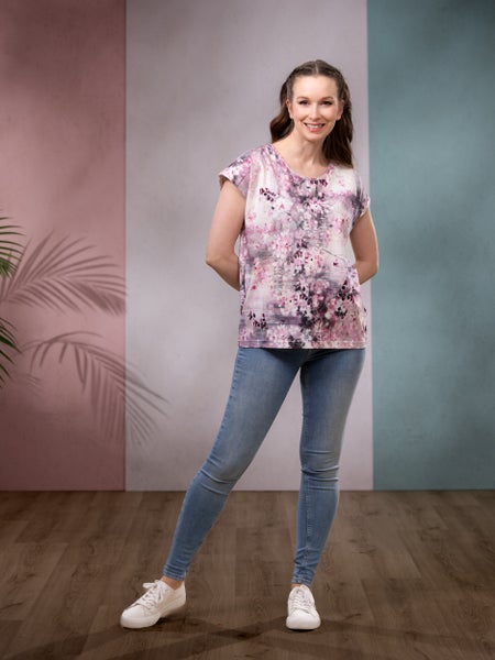 Versonpuoti, TUULI t-paita, KIRSIKKAPUU Vaaleanpunainen