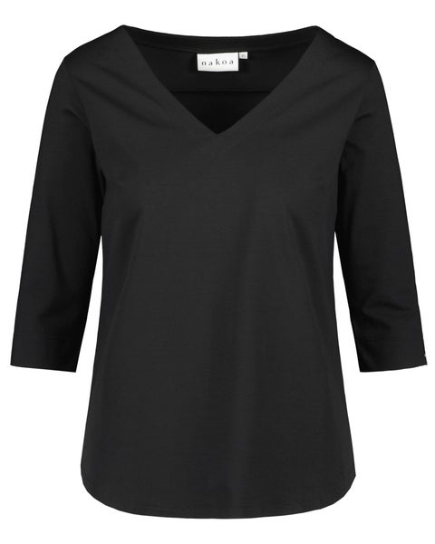 Nakoa, Vera Blouse Trikoo, Black