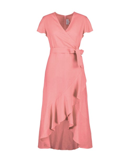 Nakoa, Annika Dress - Pellavamekko, Powder Pink