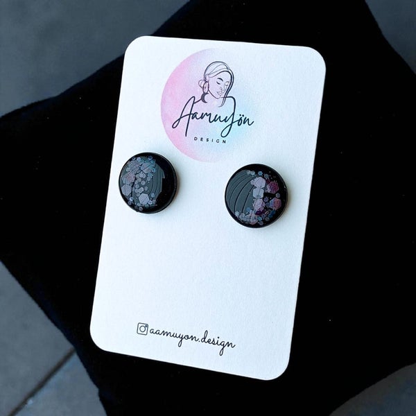 Aamuy&ouml;n Design, Glitternapit, Musta/Musta