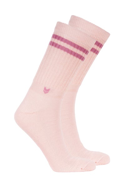 VAI-KO, Crew Sock, Powder/Hazy Pink