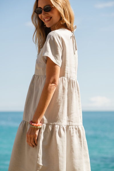 Nakoa, Olivia Pellavamekko, Light Grey