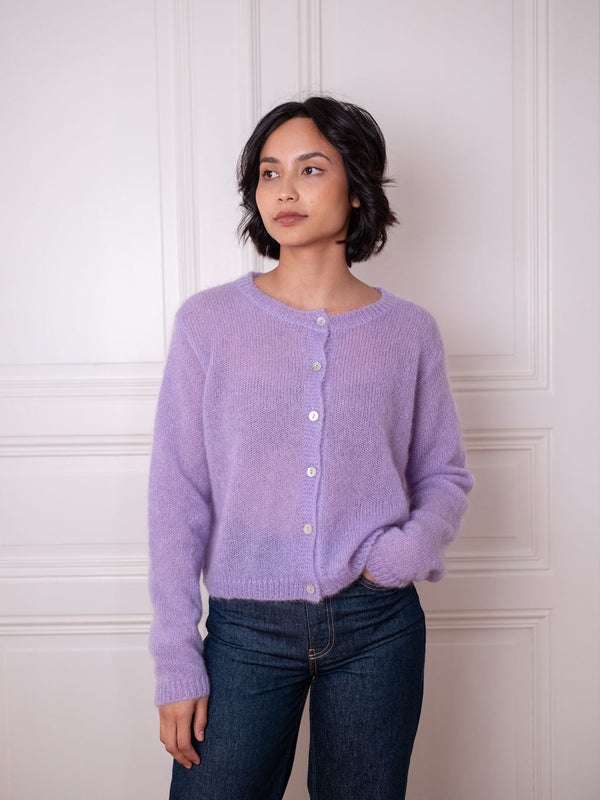 Hey Rosie, Cardigan O - Lavender Lush
