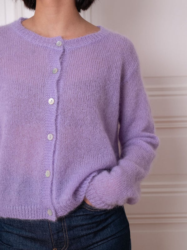 Hey Rosie, Cardigan O - Lavender Lush