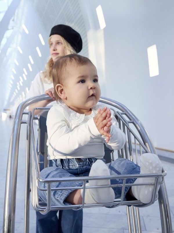 Name It, TYLLA pitsikauluksinen body, White alyssum