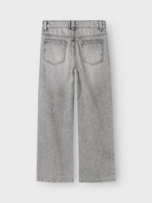 Name It, Rose Wide Jeans, Light grey denim