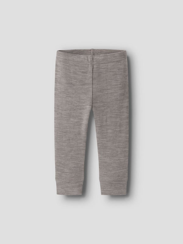 Name It, WAX merinovilla baby rib leggings, Satellite