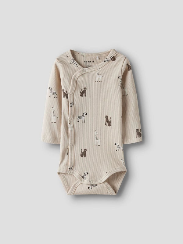 Name It, TOLLA Rib Baby wrap body, Summer Sand el&auml;imet