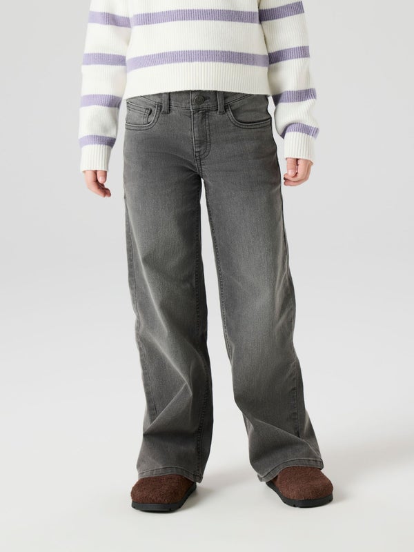 Name It, ROSE Wide Jeans, Medium Grey denim