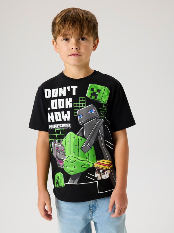 Name It, JUKE, Minecraft T-paita, Black