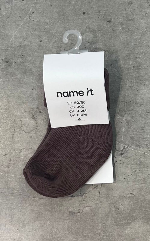 Name It, NOBBA Sock, Peppercorn