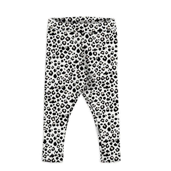Gugguu, Baby Print Rib Leggins, Beigeleo
