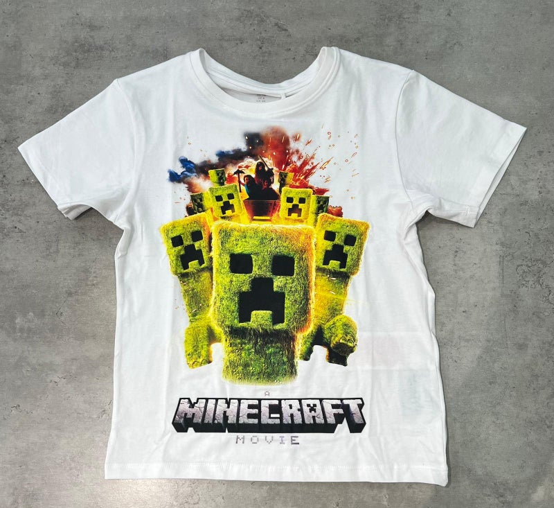Name It, MOJA, Minecraft T-paita, Bright White