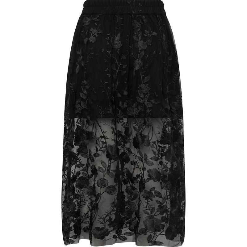 A-VIEW, Fuschia Skirt, Black