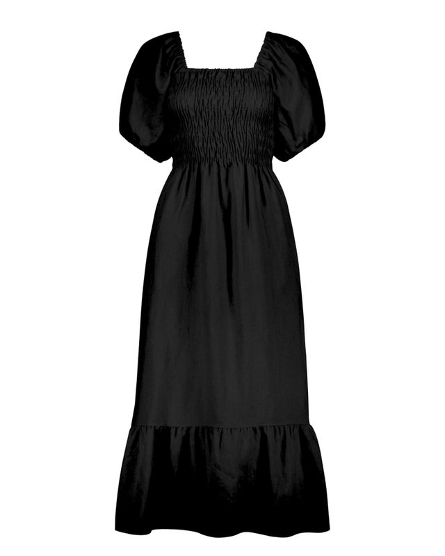Nakoa, Claire Dress pellava, Black