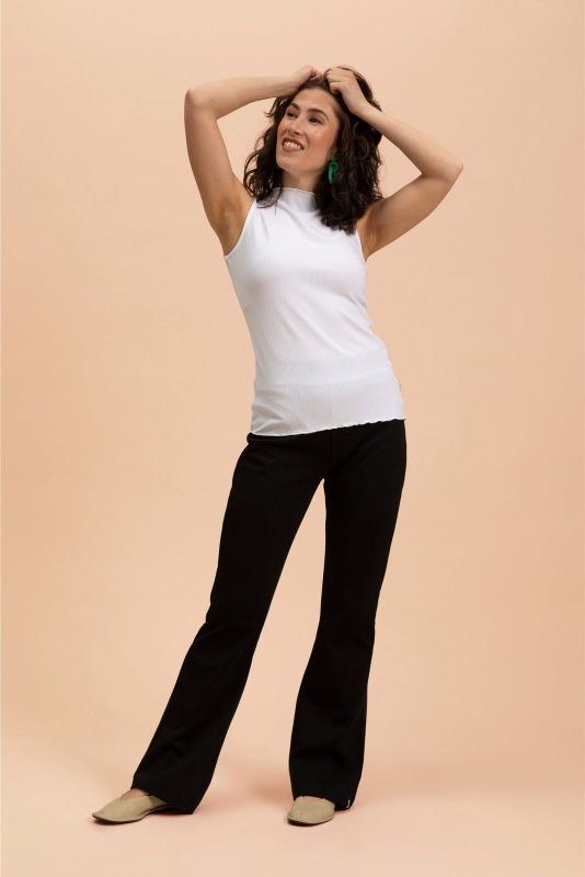 Kaiko, Flare Pants, Black