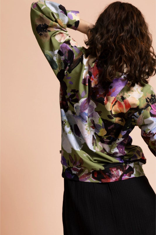 Kaiko, Sweatshirt, Olive Anemone