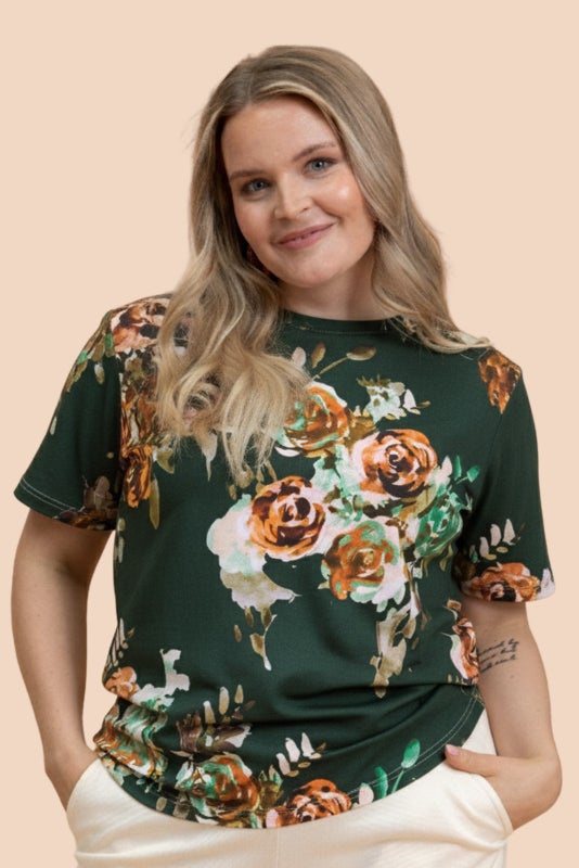 Kaiko, T-shirt, Rose yard green