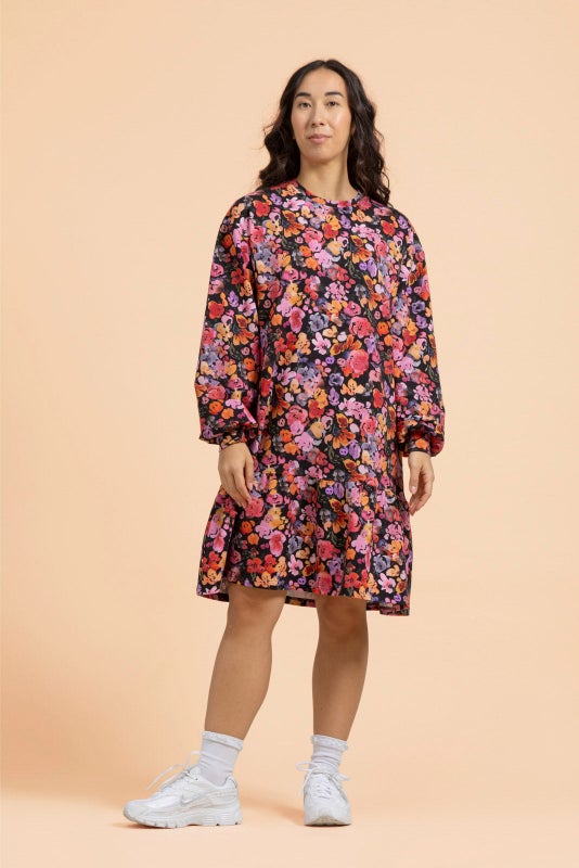 Kaiko, Ruffle Sweatshirt Dress, Wild Lea Mini