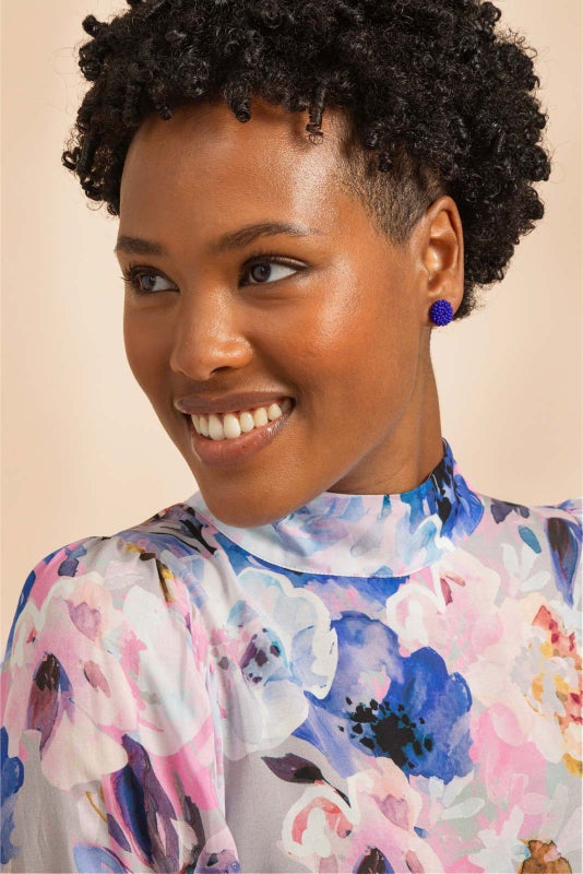 Kaiko, Gemma nappikorvakorut, Royal Blue