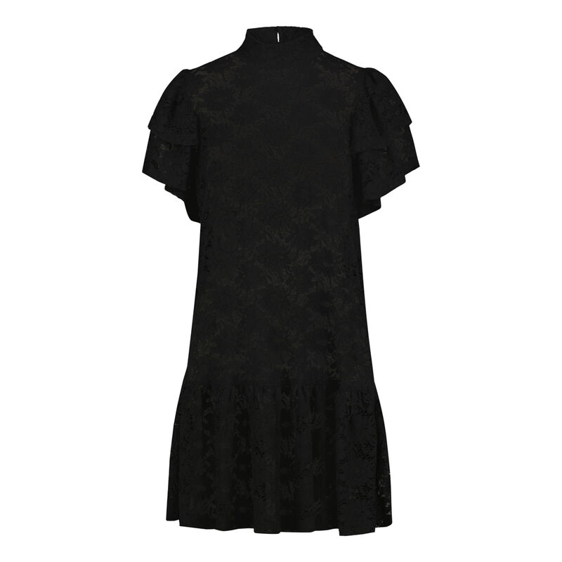Metsola, FRILLA LACE DRESS, Licorice