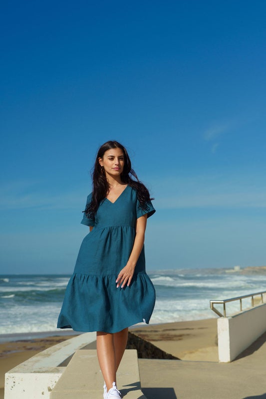 Nakoa, Kerrosmekko Pellava, Crystal Teal