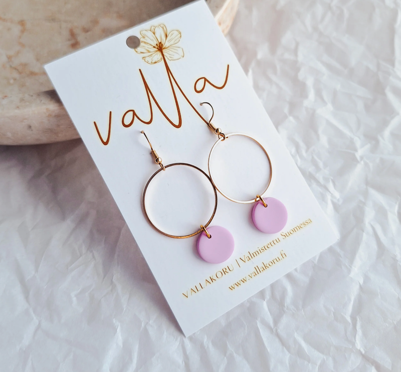 Valla, Aamu korvakorut, Vaaleanlila